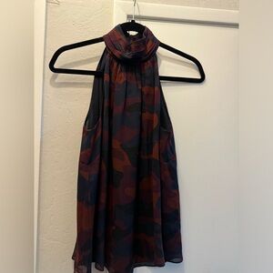 Joie high neck silk tank- size XS